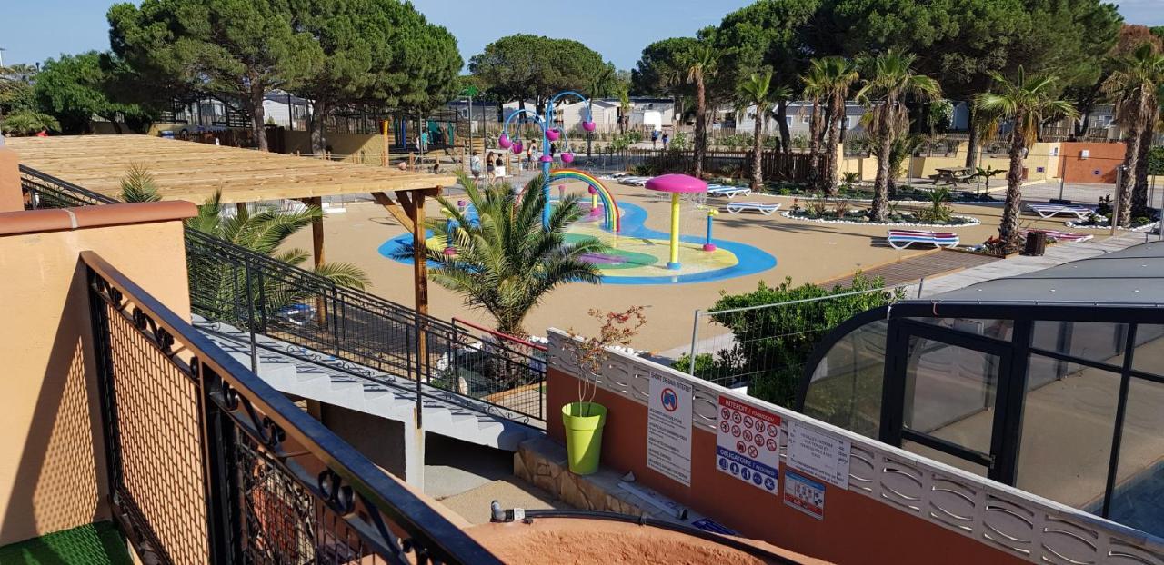 Les Mobilhomes Helvetiques 4 Etoiles Mar Estang Canet En Roussillon Dış mekan fotoğraf